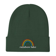Load image into Gallery viewer, Rainbow Lake Embroidered Beanie