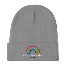 Load image into Gallery viewer, Rainbow Lake Embroidered Beanie