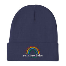 Load image into Gallery viewer, Rainbow Lake Embroidered Beanie