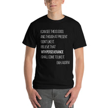 Load image into Gallery viewer, W.H. Auden Quote (white text)