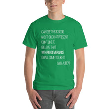 Load image into Gallery viewer, W.H. Auden Quote (white text)