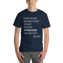 Load image into Gallery viewer, W.H. Auden Quote (white text)