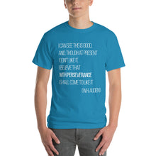 Load image into Gallery viewer, W.H. Auden Quote (white text)