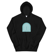 Load image into Gallery viewer, Rainbow Lake Tunnel Hoodie (large logo)