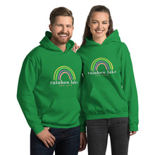 Load image into Gallery viewer, Rainbow Lake (light text) Unisex Hoodie