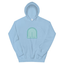 Load image into Gallery viewer, Rainbow Lake Tunnel Hoodie (large logo)