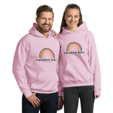 Load image into Gallery viewer, Rainbow Lake Hoodie (dark text)