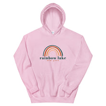 Load image into Gallery viewer, Rainbow Lake Hoodie (dark text)