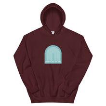 Load image into Gallery viewer, Rainbow Lake Tunnel Hoodie (large logo)