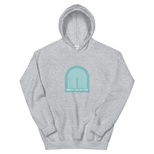 Load image into Gallery viewer, Rainbow Lake Tunnel Hoodie (large logo)