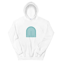 Load image into Gallery viewer, Rainbow Lake Tunnel Hoodie (large logo)