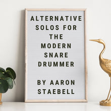 Load image into Gallery viewer, Alternative Solos for the Modern Snare Drummer
