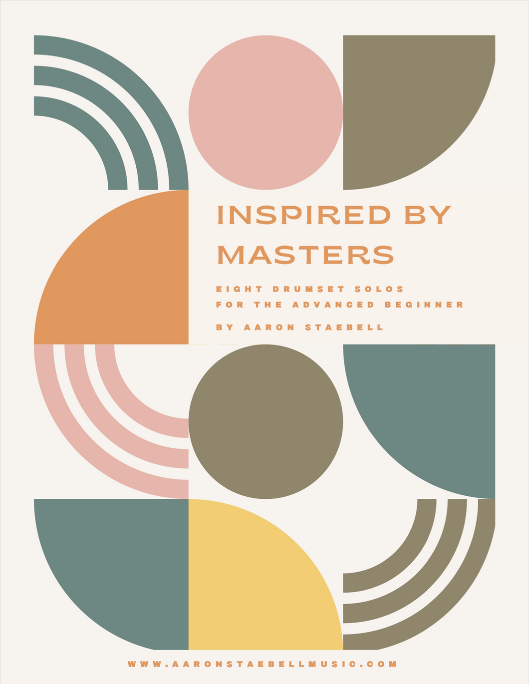 Inspired By Masters (for drumset)--DIGITAL DOWNLOAD