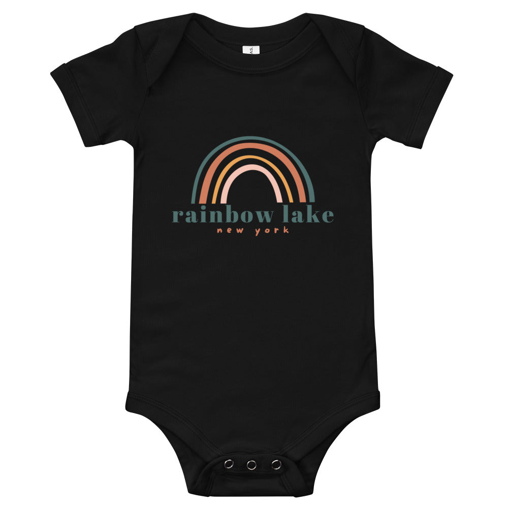 Rainbow Lake Baby short sleeve one piece