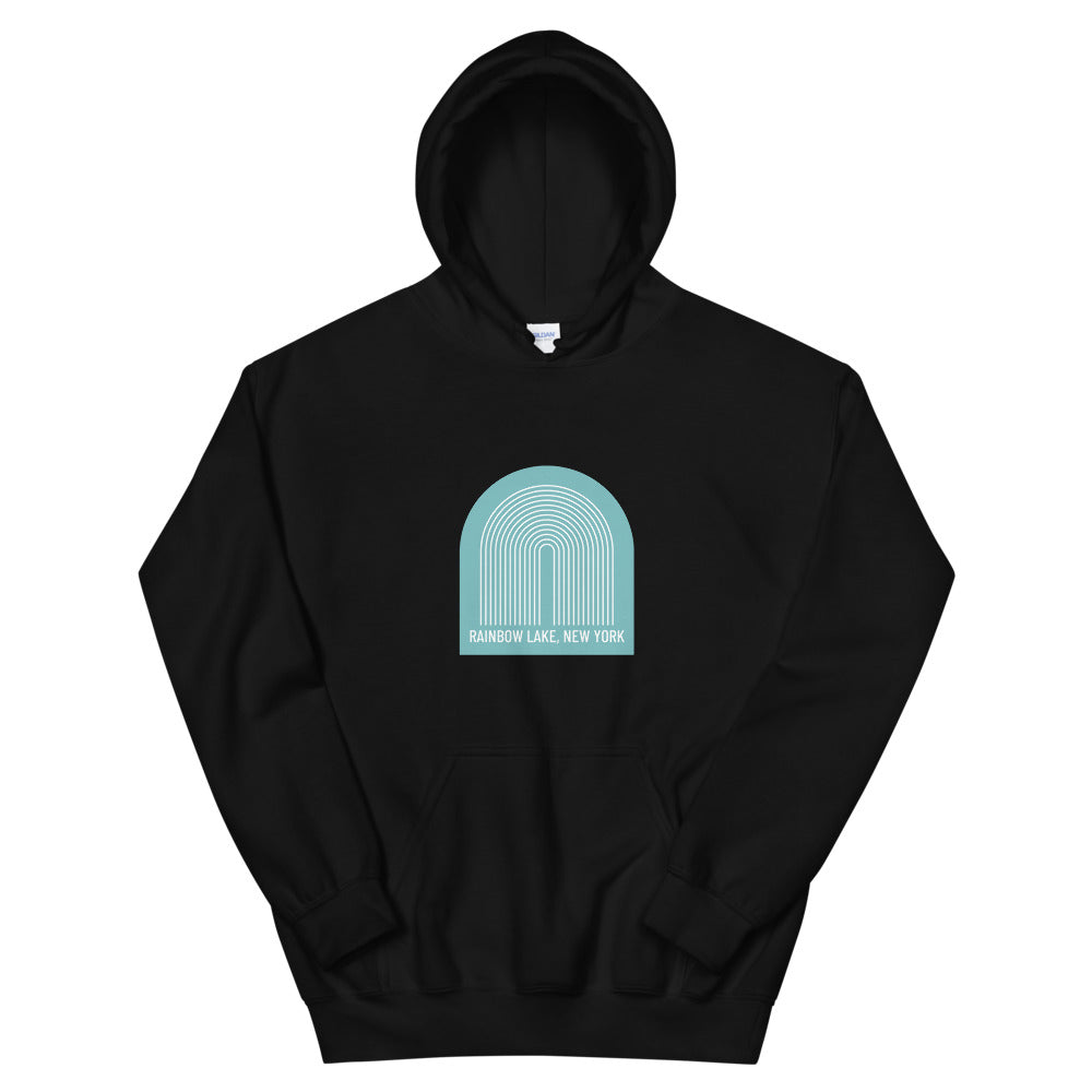 Rainbow Lake Tunnel Hoodie (large logo)