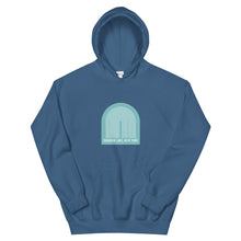 Load image into Gallery viewer, Rainbow Lake Tunnel Hoodie (large logo)
