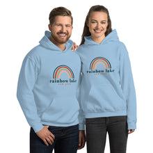 Load image into Gallery viewer, Rainbow Lake Hoodie (dark text)
