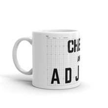Load image into Gallery viewer, Check and Adjust Mug

