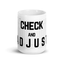 Load image into Gallery viewer, Check and Adjust Mug
